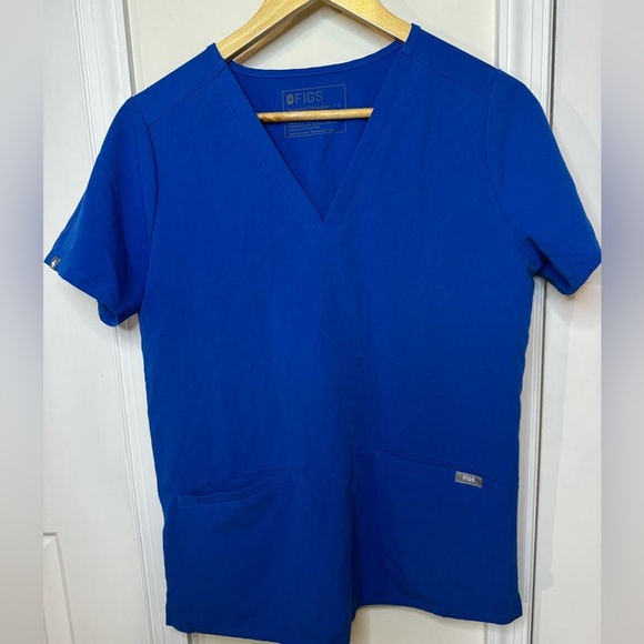 Figs Tops - Figs Technical Collection Royal Blue Top